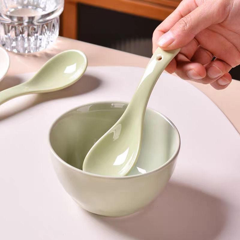 Elegant Ceramic Soup Spoon - Premium Design for Everyday Use - Image 5