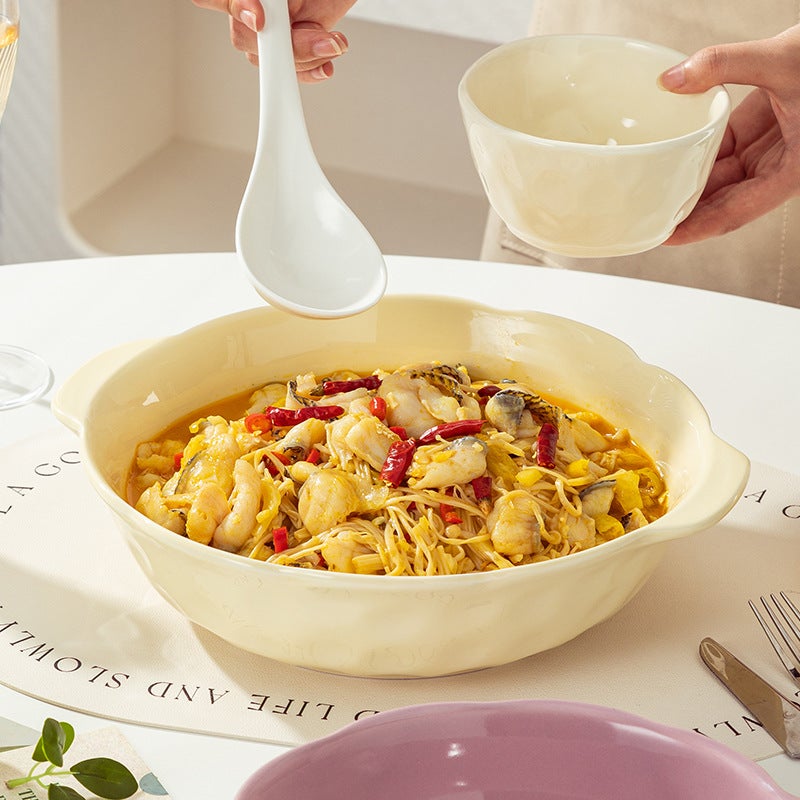 Elegant Ceramic Soup Spoon - Premium Design for Everyday Use - Image 3