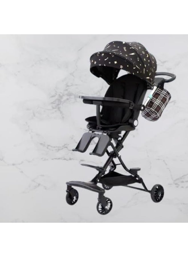 Baby strollers Light weight Stroller with Aluminum Frame Newborn Baby Infant Stroller can sit, lie down, light and fold Reversible Premium Quality Stroller - Image 1