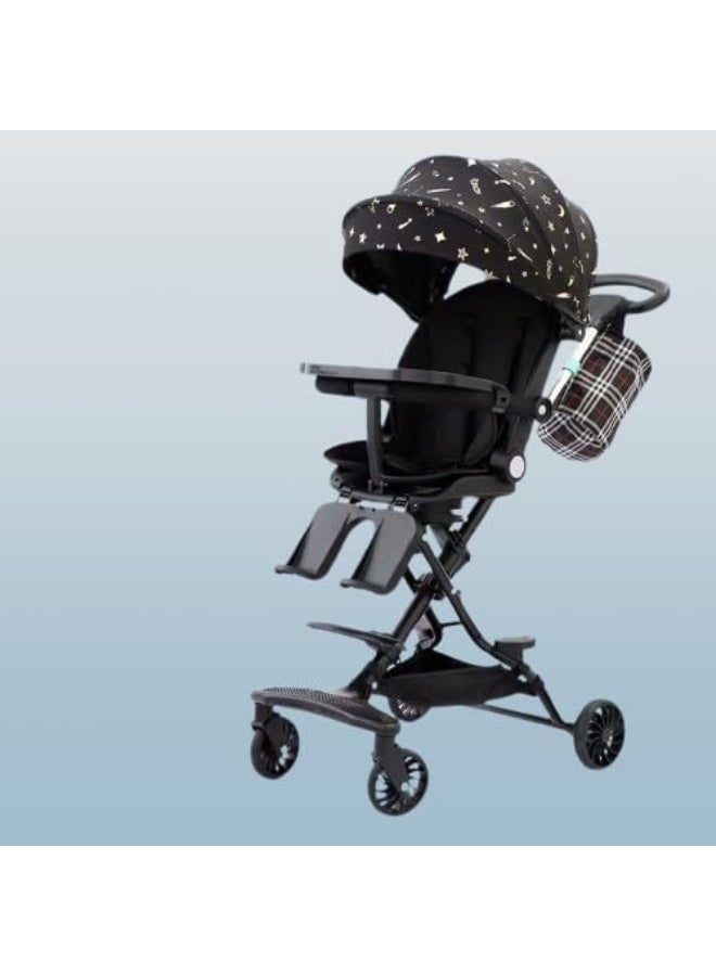 Baby strollers Light weight Stroller with Aluminum Frame Newborn Baby Infant Stroller can sit, lie down, light and fold Reversible Premium Quality Stroller - Image 2