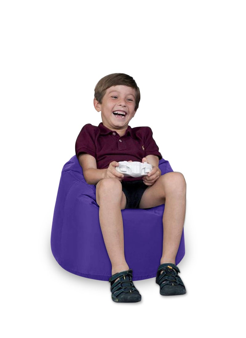 ANDERSON ANDERSON Ultra Soft Small Luxury Waterproof Bean Bag Chair Filling with Beans Highly Comfortable Suitable For Kids Purple Colour  - Image 1