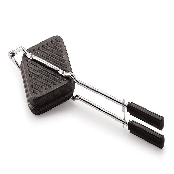 NONSTICK ALUMINIUM GAS TOASTER GRILL SANDWICHES GAS TOASTER SANDWICH MAKER BLACK