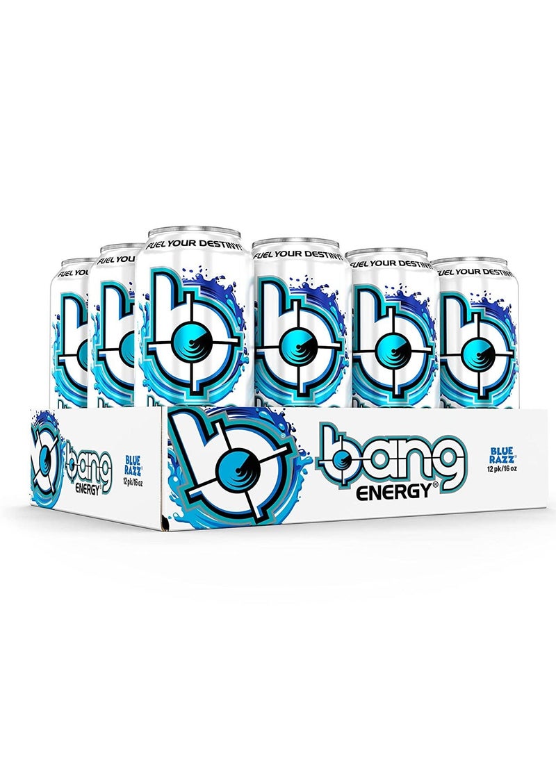 بانج مشروب الطاقة 473 مل بلو راز عبوة من 12 قطعة - Image 3
