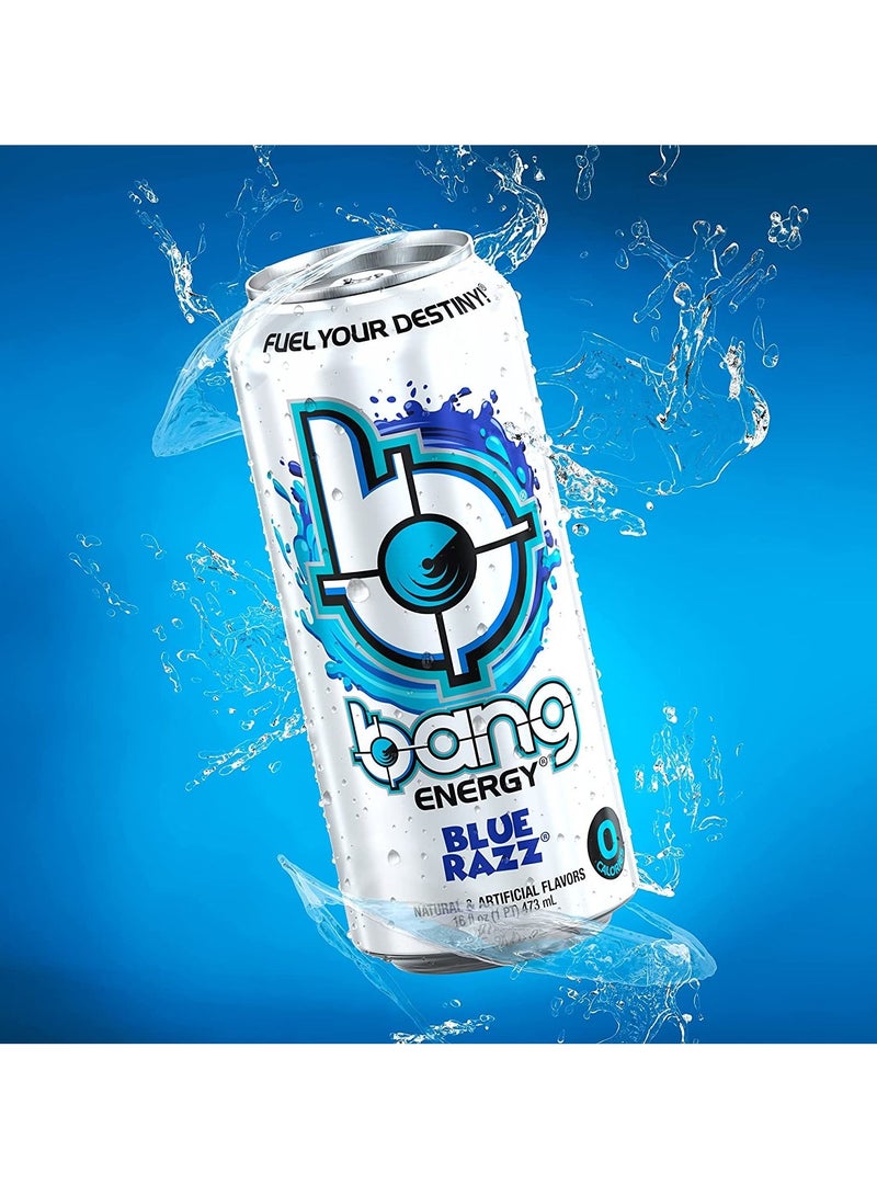 بانج مشروب الطاقة 473 مل بلو راز عبوة من 12 قطعة - Image 5