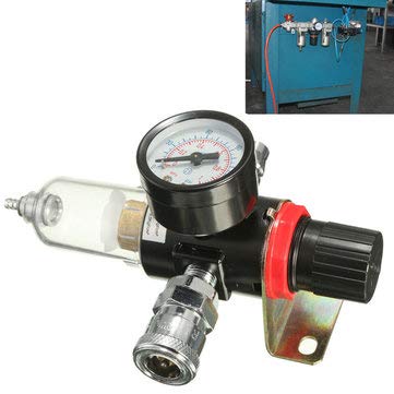 Afr2000 14 Air Compressor Filter Water Separator Trap Tools Kit with Regulator Gauge  - Image 3