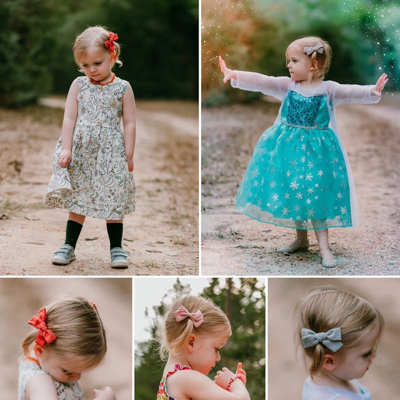 JoCoDesigns Baby Girl Hair Bow Clips Barrettes, Assorted Hair Accessories Alligator Clip for Little Girls Toddler Kids Teens - Image 4