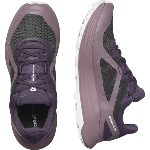 Salomon Women’s Ultra Flow Gore-Tex, Waterproof Trail Running Shoes - Nightshade/Moonscape/White - 6.5 Medium - Image 5