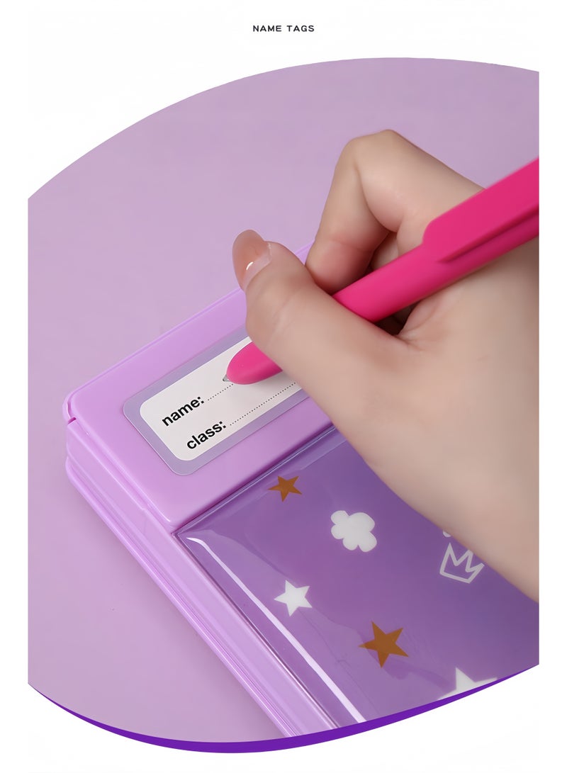 S-Quality Pink Unicorn Pencil Case with Calculator, Built-in Sharpener and Schedule, Multifunctional Stationery Box for Kids, Boys and Girls - Image 5