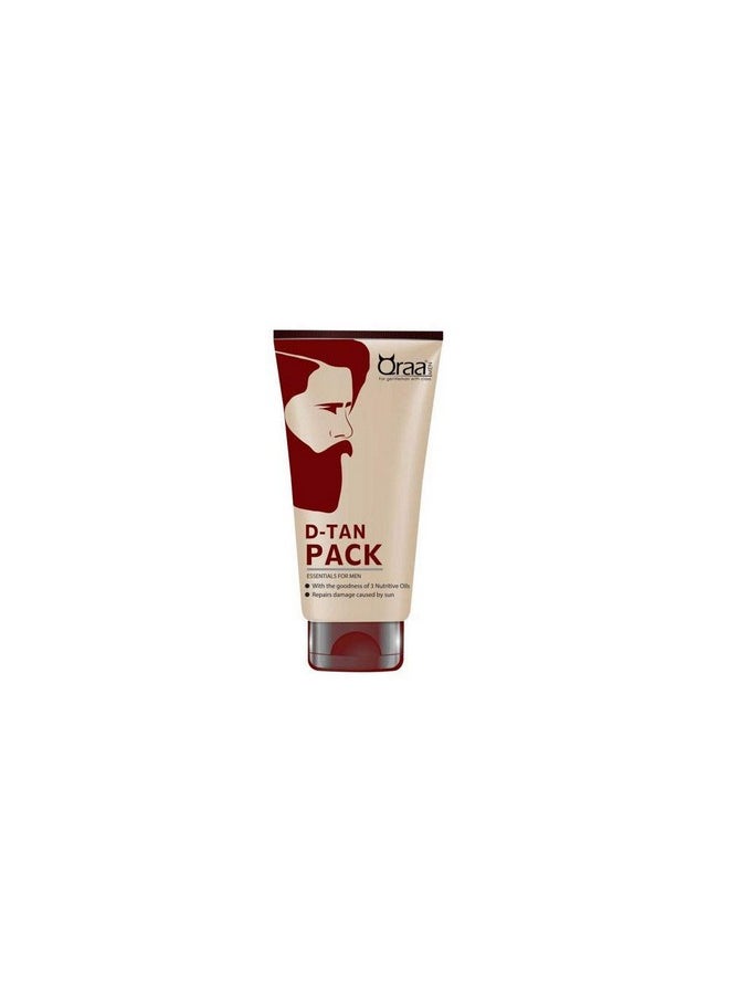 Qraa Men De-Tan Pack For Men For Skin Lightening/Brightening, 120 G  - Image 1