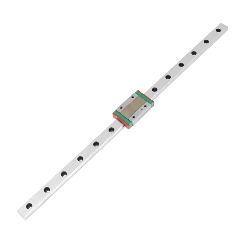MGN12H Miniature Linear Rail Guide, Linear Motion Rail with Slide Block, 350mm Length 12mm Width Precision Linear Slide Rail for Automation and Measuring Equipment - Image 1