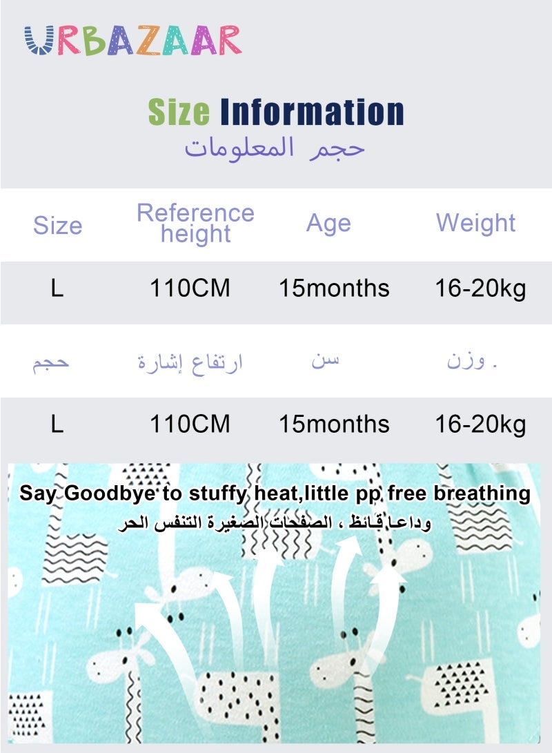 URbazaar Baby Potty Training Underwear for Boys and Girls, 4 Pack Absorbent Training Pants for Toddlers with Printed Reusable Cotton Toilet Training Pants for 12-18kg Kids (2-4 Years) - Image 3