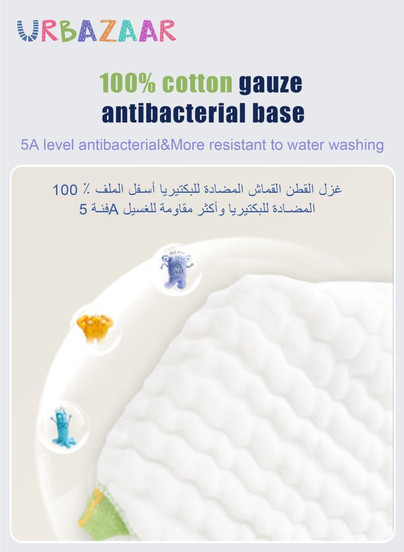 URbazaar Baby Potty Training Underwear for Boys and Girls, 4 Pack Absorbent Training Pants for Toddlers with Printed Reusable Cotton Toilet Training Pants for 12-18kg Kids (2-4 Years) - Image 5