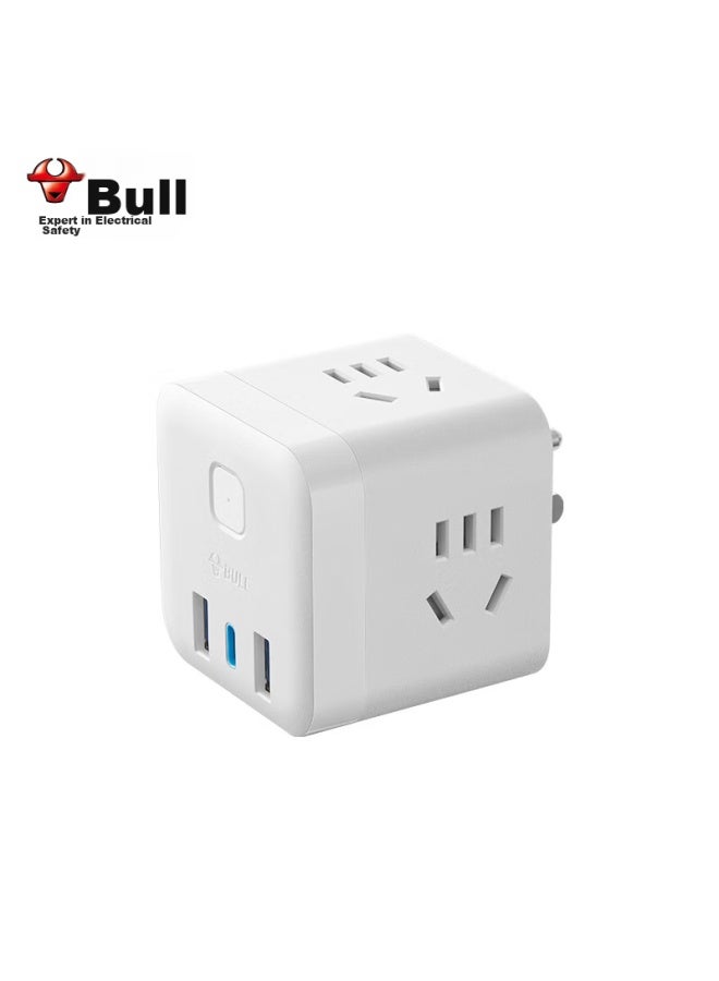 Bull 3-g American Standard Travel Socket Adapter, 20w Fast Charging Usb Converter, Cube Socket, Suitable For Main Power Switches In Usa, Canada, Japan, Philippines And Other Countries - Image 5