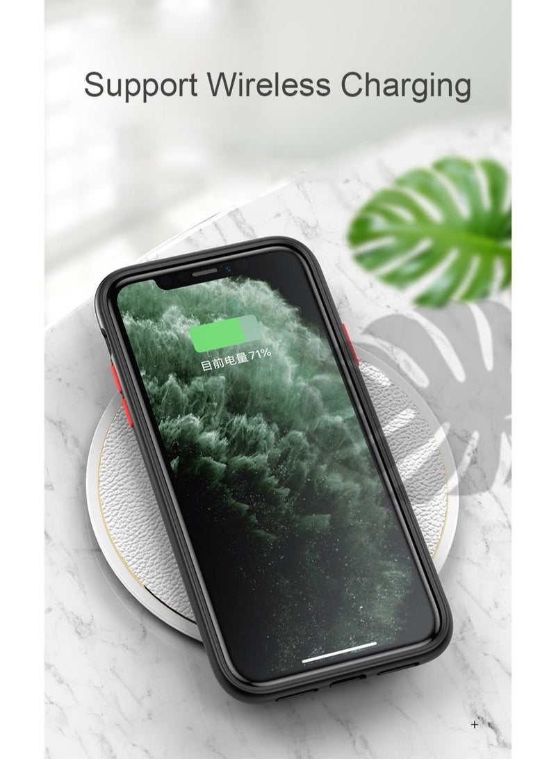 جراب iPhone 12 Pro Max، جراب خلفي واقي لهاتف iPhone 12 Pro Max مقاس 6.7 بوصة أزرق