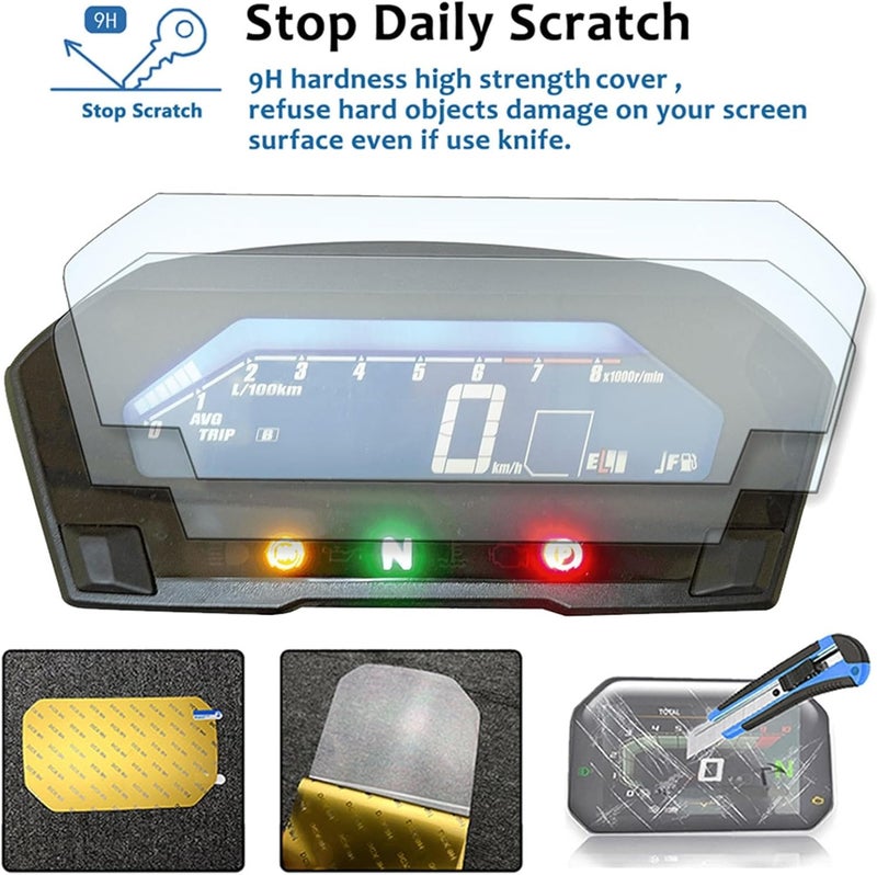 Vuzmode Motorcycle Cluster Scratch Protection Film - Image 3
