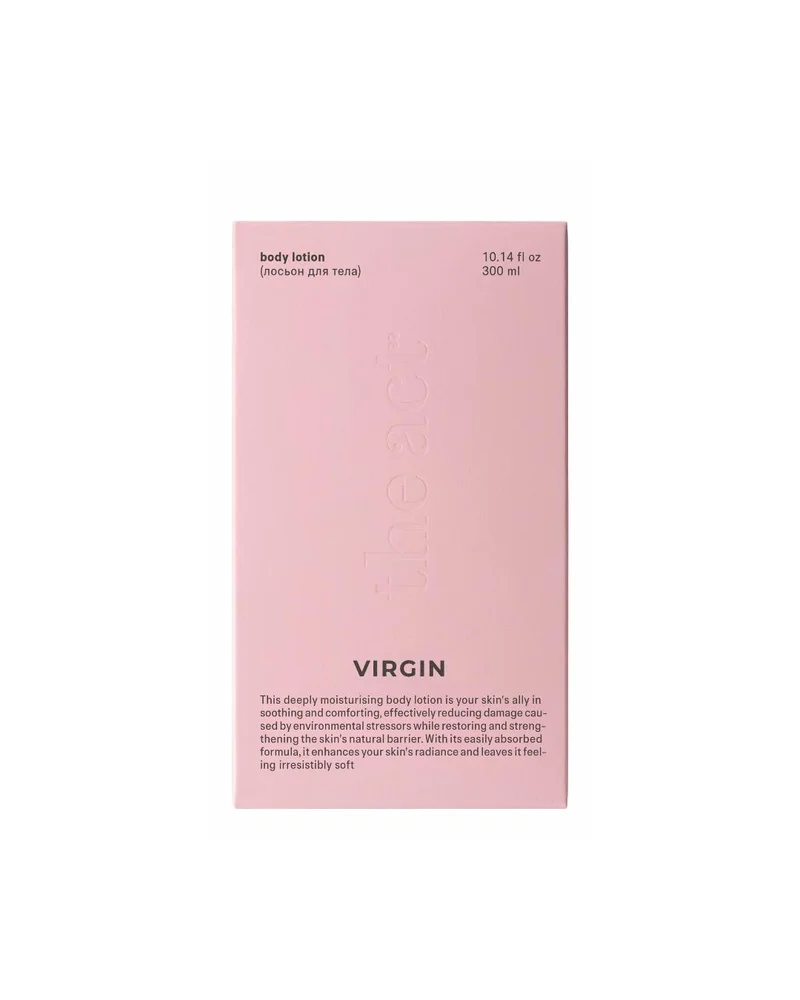 The Act Body lotion VIRGIN