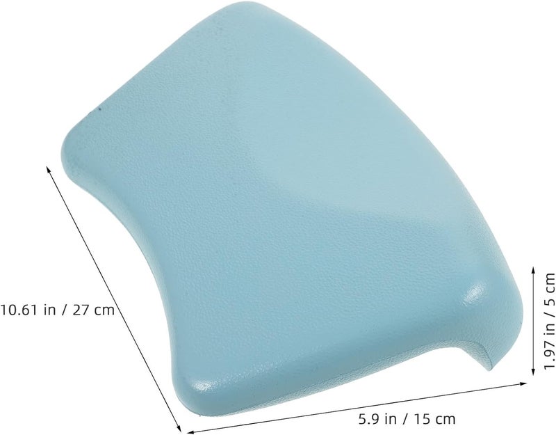 ABOOFAN Bath Pillow for Bathtub with Non-Slip Suction Cups, Soft Pu Material Headrest Cushion, Blue Tub Pillow for Spa and Home Bathroom Relaxation - Image 2