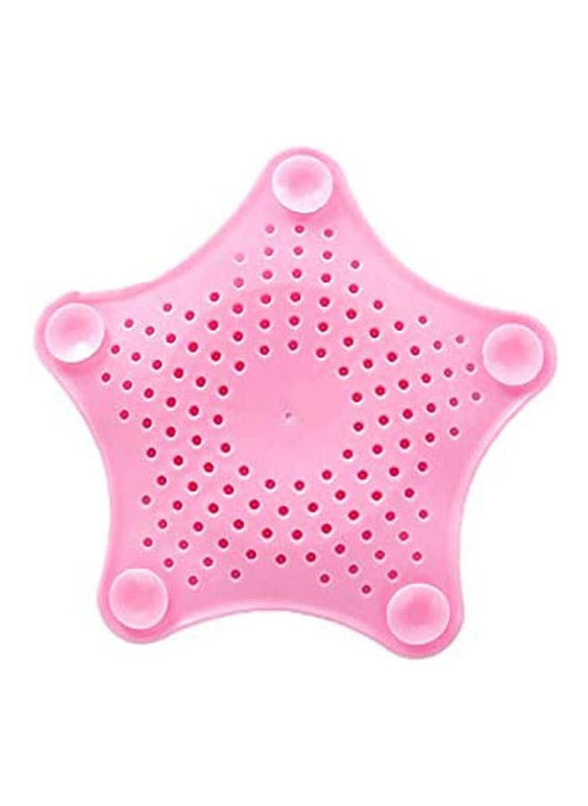 NIBEMINENT Kitchen And Bath Sink Filter Drainers Stopper Pink 15 x 15cm 