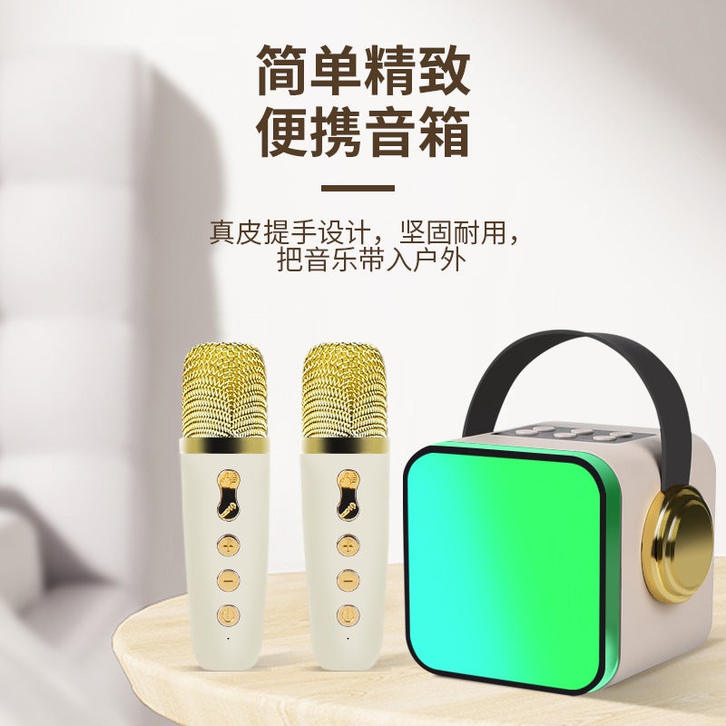 New Zx03 Bluetooth Karaoke Audio Integrated Wireless Microphone Home Universal Home Ktv Bluetooth Small Audio - Image 4