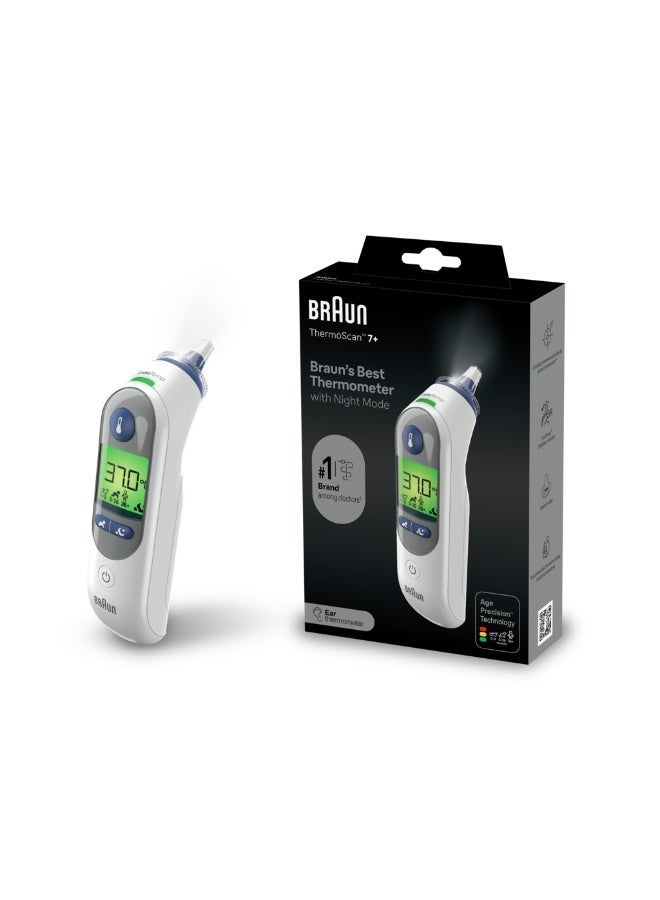 Braun ThermoScan 7 plus with Age Precision and Night mode "New Arrival" - Image 1