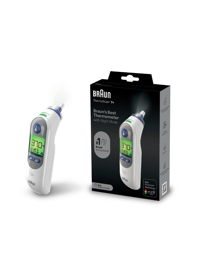 Braun ThermoScan 7 plus with Age Precision and Night mode "New Arrival" - Image 3