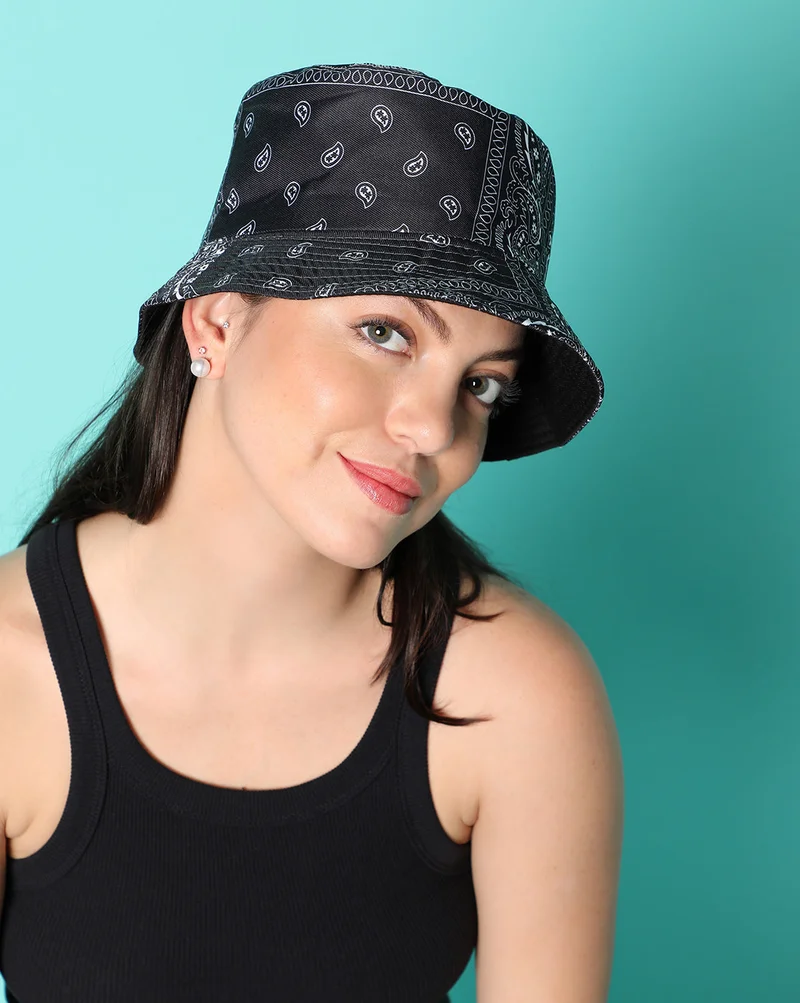 صوص هاوت Black Vintage Bucket Cap