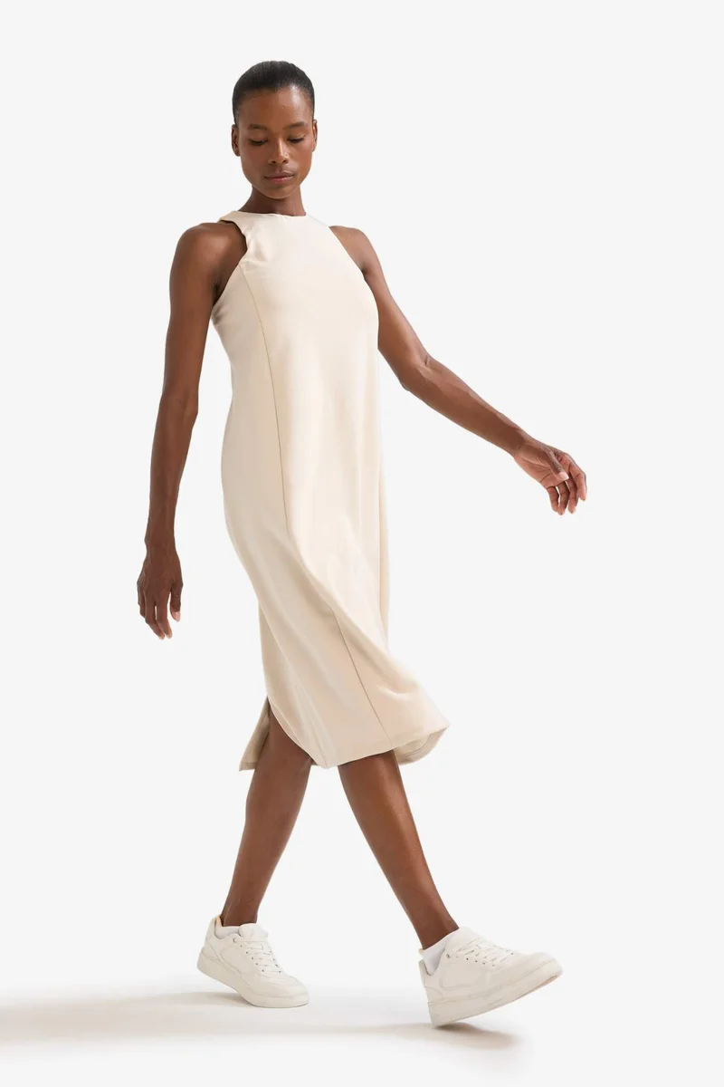 ديفاكتو DeFactoFit Modal Sleeveless Midi Dress