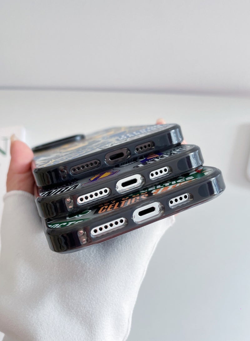 Casetify Apple iPhone 15 Pro Case,Celtics Magnetic Adsorption Phone Case - Semi transparent - Image 3