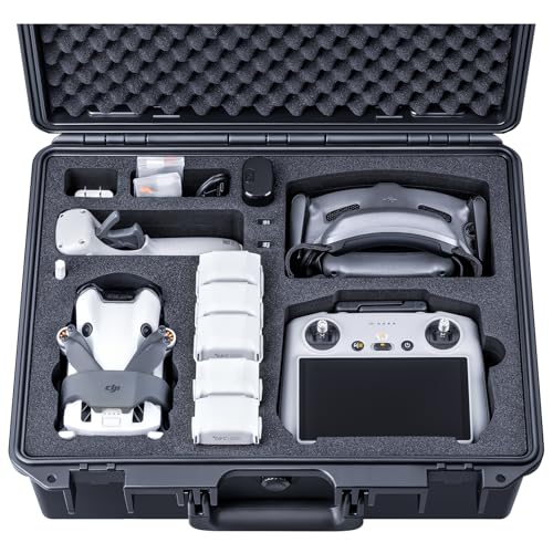 Lykus Titan MM420 Waterproof Hard Case for DJI Mini 4 Pro/Mini 3 Pro, Goggles 3/2/Integra, RC Motion 3/2, DJI RC2/RC/RC-N2/N1 and Accessories [CASE ONLY] - Image 1