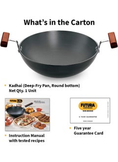 Hawkins Futura 1.5 Litre Deep Fry Pan, Hard Anodised Kadai, Round Bottom Kadhai, Small Kadai, Black - pzsku/ZFA3296277AFDA73494F2Z/45/_/1739212865/fd9eb92e-7ec5-40c6-83b2-23cd482f6cd1