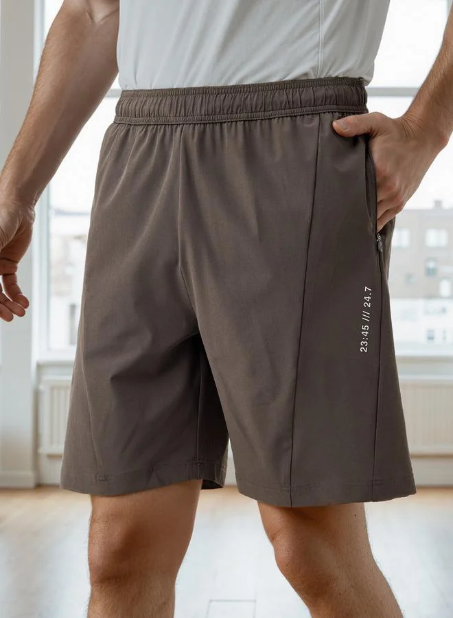 ADOT by Splash Panelled Shorts with Elasticated Waist