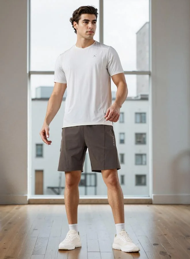 ADOT by Splash Panelled Shorts with Elasticated Waist