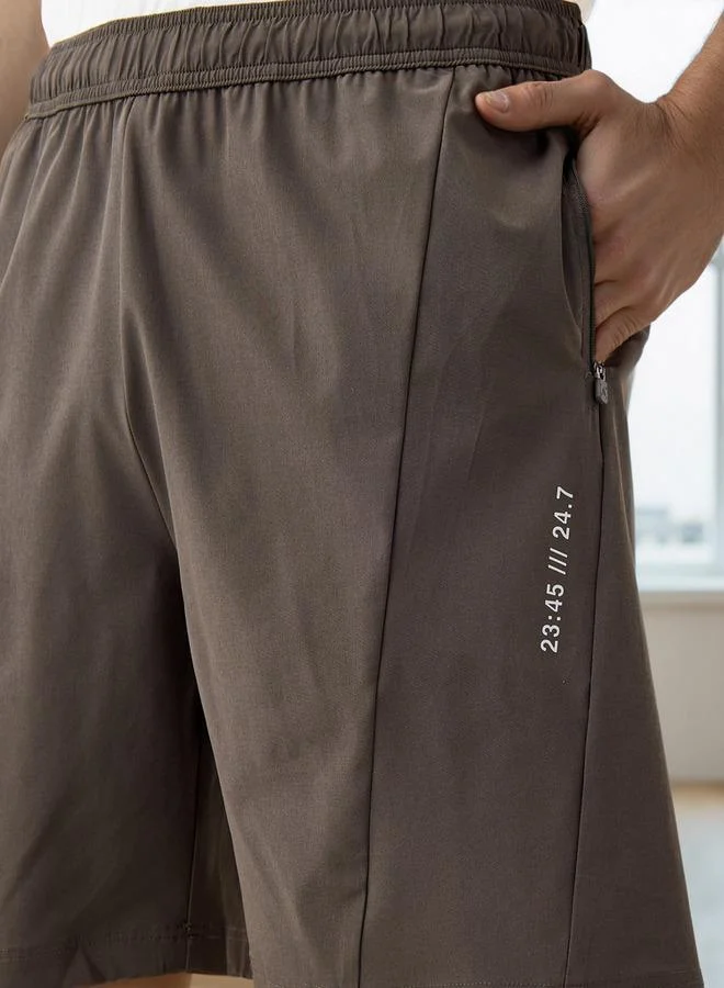 Splash Active  Panelled Shorts with Elasticated Waist for Men | Best Price UAE