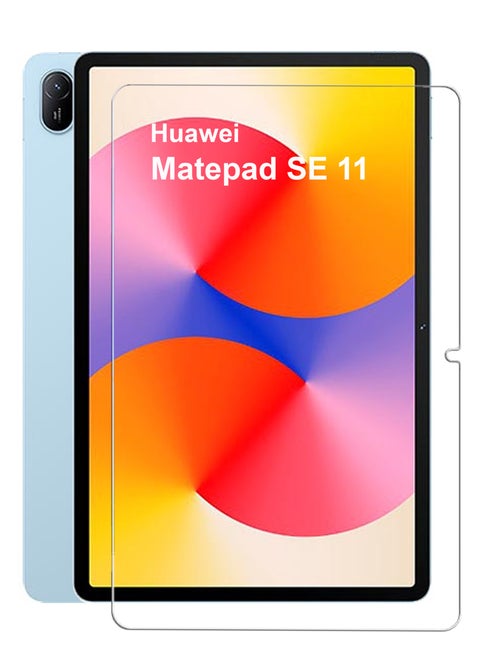 Huawei MatePad SE 11 Inch Tempered Glass Screen Protector – High Transparency, Delicate Touch, Anti-Explosion, Smooth Arc Edges, Easy Installation, Screen Protector for Huawei MatePad SE 11