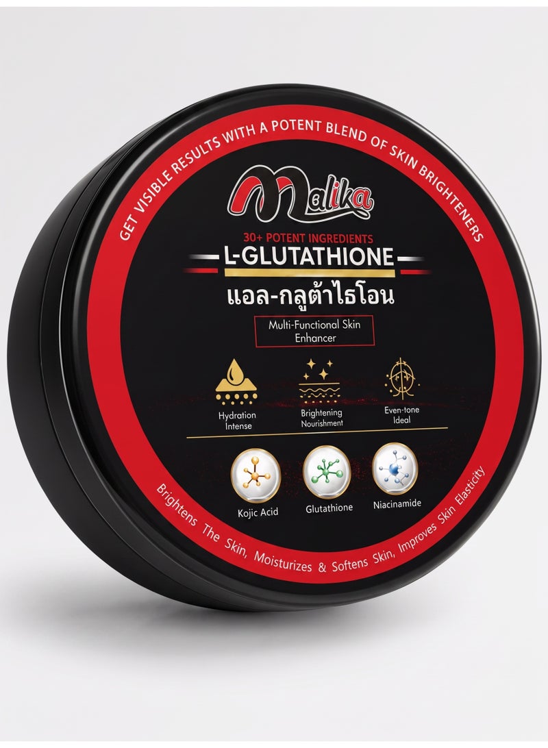 Malika L-Glutathione Glowing Cream 25g | Thai Skin Care Face Moisturizer | Skin Lightening Cream | Dark Spot Remover for Face | Brightening Face Cream | Instant Hydration