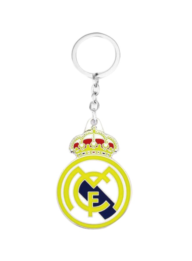 سلسلة مفاتيح بتصميم على شكل شعار نادي ريال مدريد لكرة القدم - Image 1