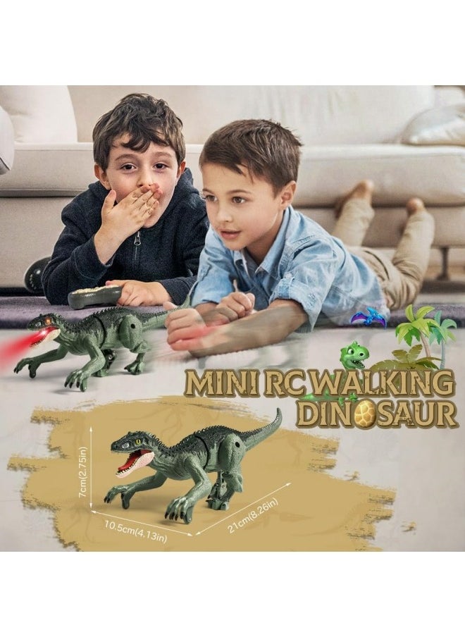 GGEROU Remote Control Dinosaur with Lights, Walking, Roaring, Twist, Dinausore Remote Control Toy, Dinosaur for Children Boys Girls 3 4 5 6 7 8 9 Years Old  - Image 4