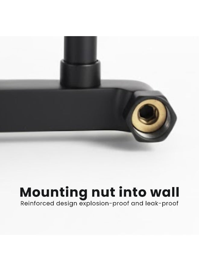 صنبور حوض مطبخ اقتصادي بفتحتين، صنبور مطبخ مثبت على الحائط، صنابير صنبور نحاسية للمطبخ - Image 5