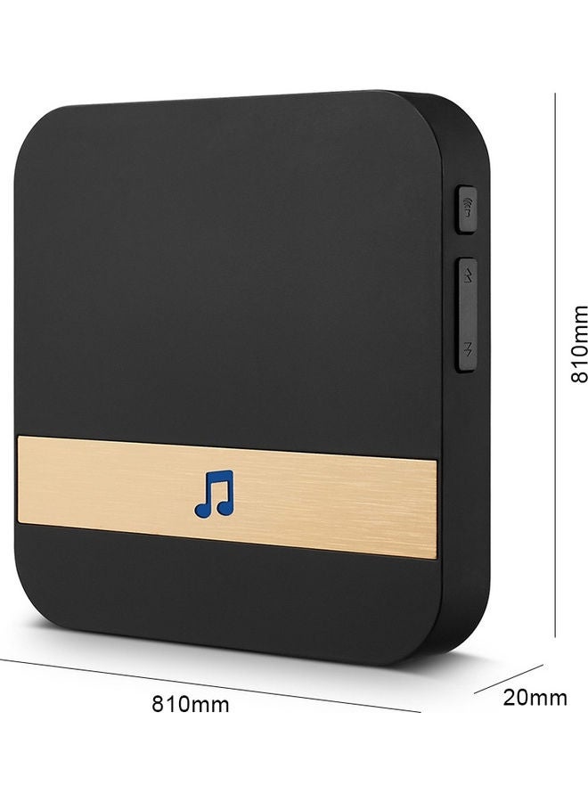 NIBEMINENT 52-Melodies Wirelessly Doorbell Chime Home Ding-Dong Alarm Black 9.5 x 7.00 9.50cm  - Image 2