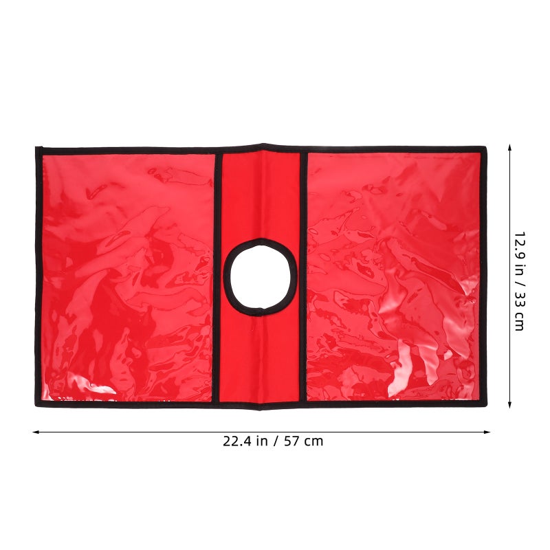 2pcs Traffic Cone Sleeves Caution Traffic Cone Covers Safety Message Sign Sleeves (A4) - Image 2