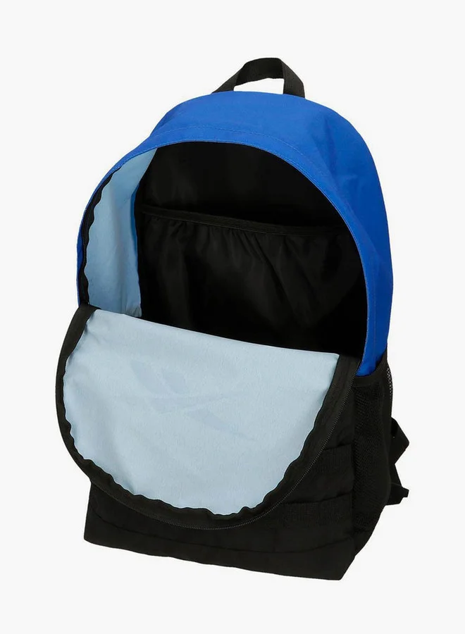 Reebok  Logo Print School Backpack with Adjustable Straps and Zip Closure - 38x19x43 cm  | Best Price UAE