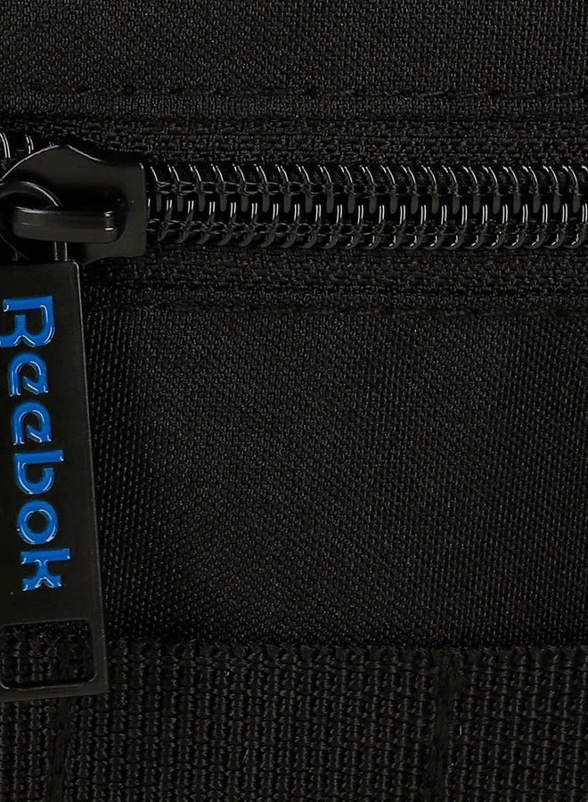 Reebok  Logo Print School Backpack With Adjustable Straps And Zip Closure - 38X19X43 Cm  | Best Price UAE