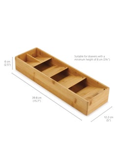 Joseph Joseph Drawerstore Bamboo Compact Cutlery Organizer  - Image 2