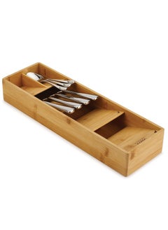 Joseph Joseph Drawerstore Bamboo Compact Cutlery Organizer  - Image 1