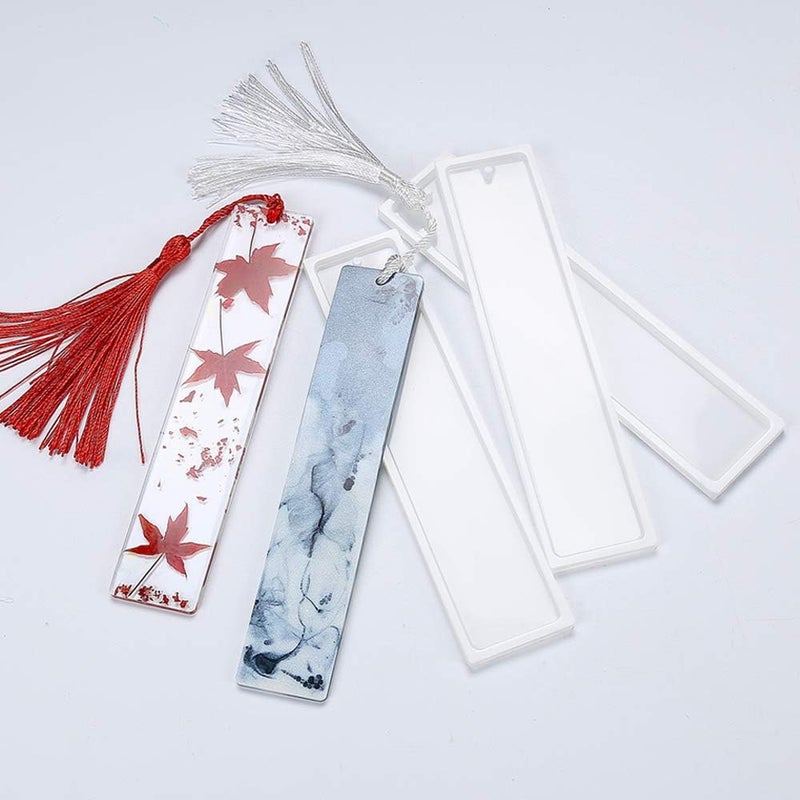 Tomorotec 2 Sets of Note Book Cover Resin Mold with 40 Book Rings and 2 Bookmarks - Image 4