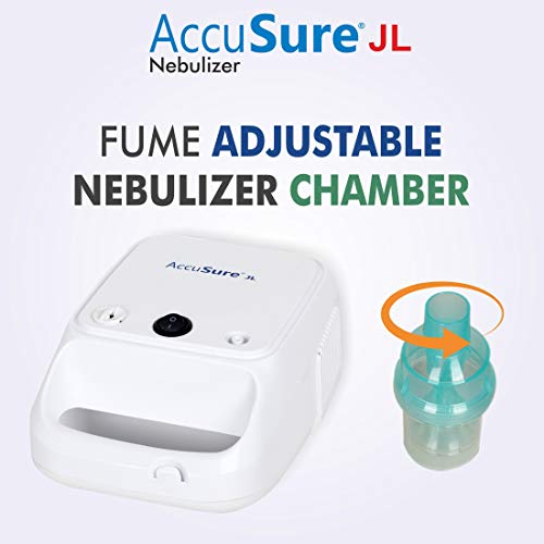 AccuSure JL White Compressor Complete Kit Nebulizer with Child and Adult Masks - Image 5