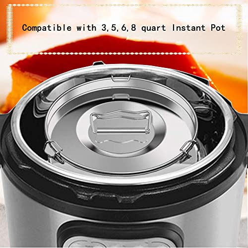 Puluru Stainless Steel Flan Mold with Lid 65oz, Pan for Instant Pot 6QT, Mexican Design Flanera Flan Maker - Image 5