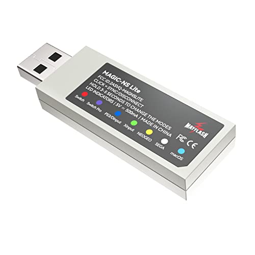 MAYFLASH Magic-NS Lite Wireless Bluetooth USB Adapter for Switch, Switch 2, Windows, Steam Deck, macOS, Raspberry Pi, Compatible with Xbox Series X & S Bluetooth Controller, PS5 Controller and More - Image 1