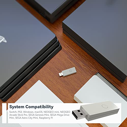 MAYFLASH Magic-NS Lite Wireless Bluetooth USB Adapter for Switch, Switch 2, Windows, Steam Deck, macOS, Raspberry Pi, Compatible with Xbox Series X & S Bluetooth Controller, PS5 Controller and More - Image 4