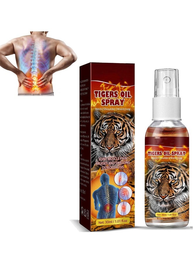 Generic SAFENHAND Tiger Oil Spray, Joint and Muscle Pain Relief, Massage Oil Spray for Knee, Cervical, Lumbar Soreness  - Image 1